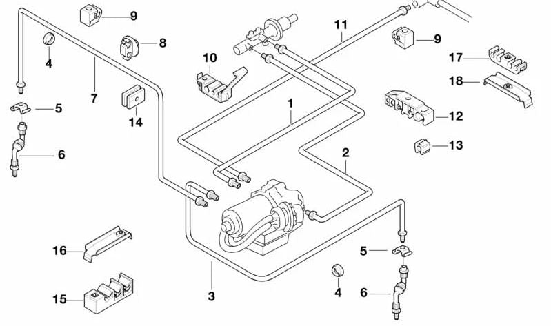 Terminal de cable OEM 61138353228 para BMW E36, Z3. Original BMW