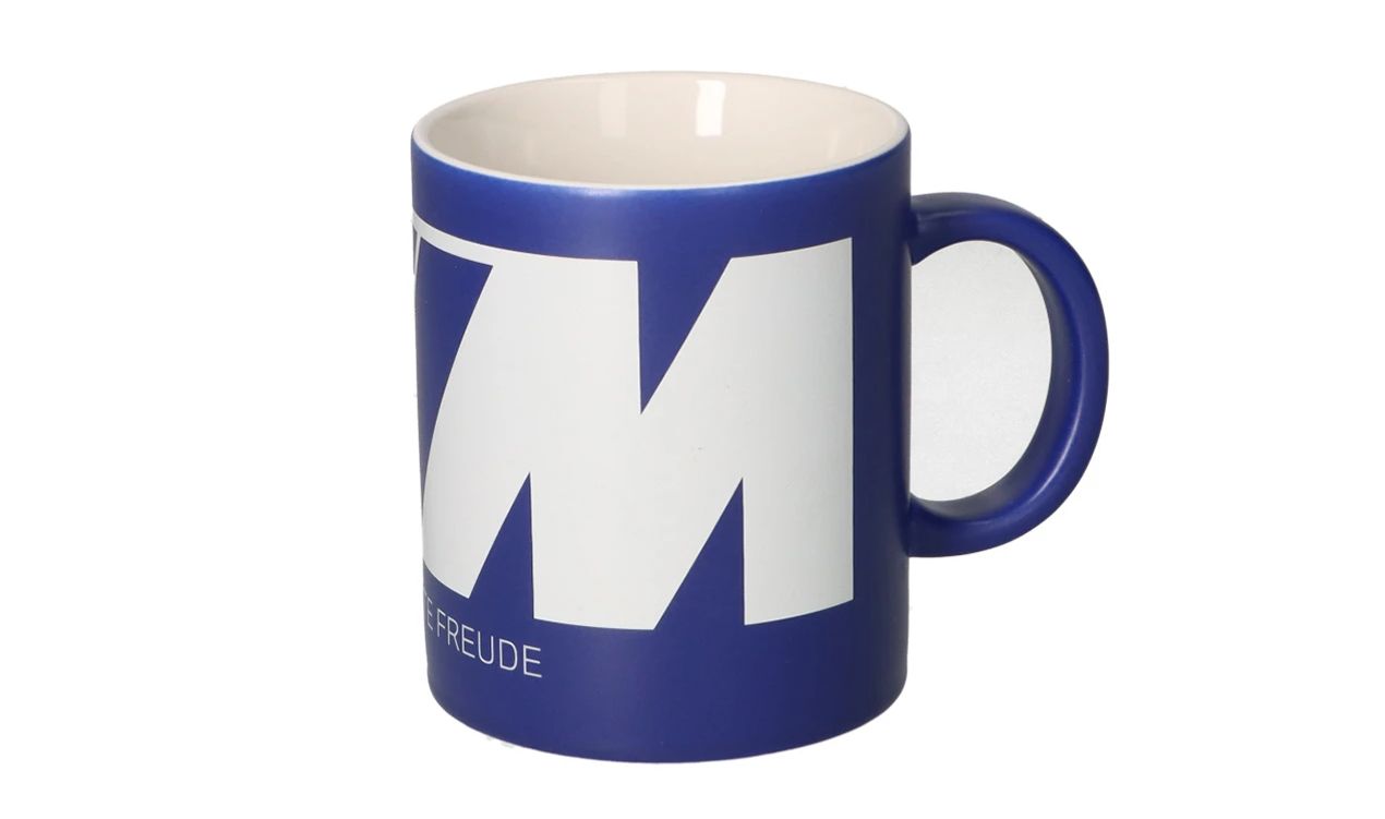 Taza con logo BMW M Original OEM 80235B38DB7. Accesorio original para todos los modelos BMW.