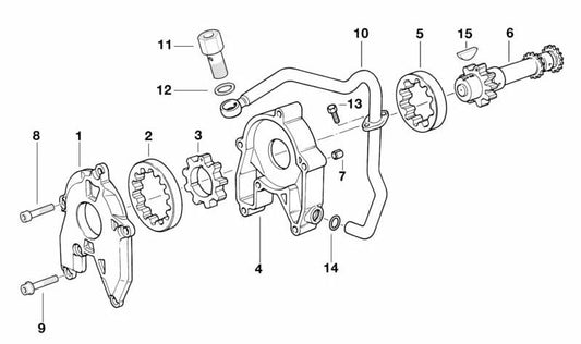 Rotor interior OEM 11411342631 para motos BMW R 850 GS, R 1100 GS, R 1150 GS, R 850 R, R 1100 R, R 850 RT, R 1100 RT, R 1100 S, R 1200 C... y más. Original BMW Motorrad.