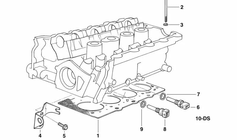 Sensor de temperatura OEM 12621710511 para BMW E30, E28, E34. Original BMW.