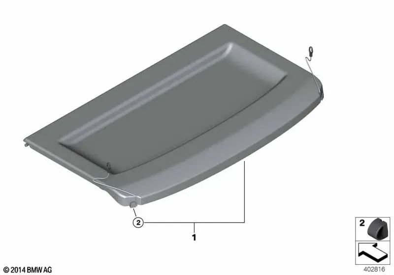 Balda per BMW F45 (OEM 51467395177). BMW originale