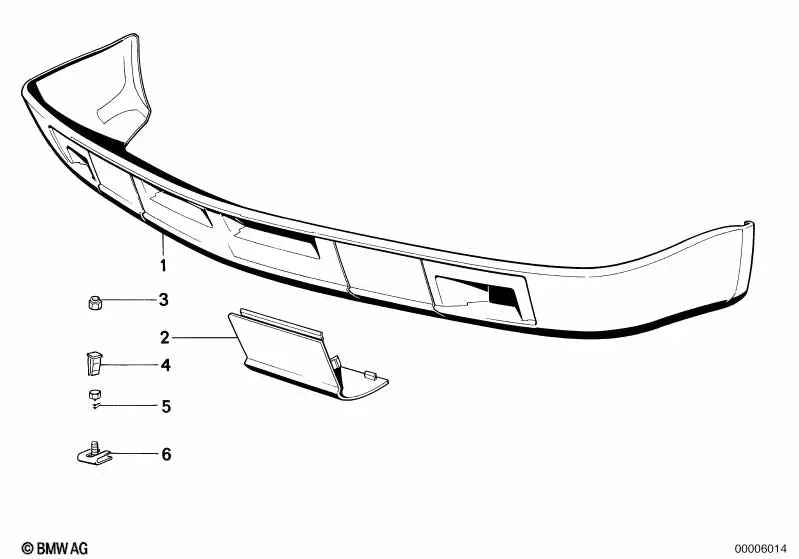 Cubierta izquierda imprimada para BMW Serie 5 E28 (OEM 51711919943). Original BMW