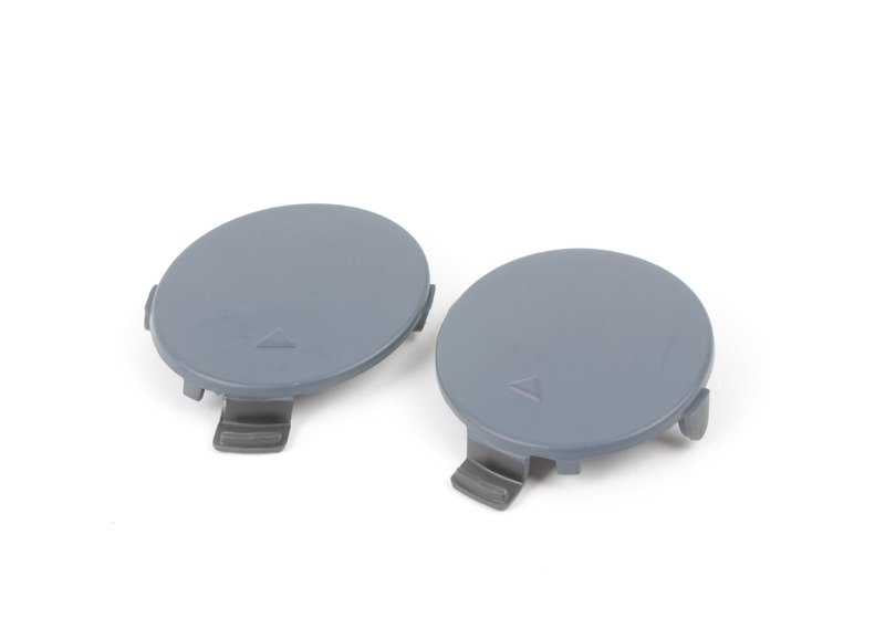 Tapa embellecedora para gancho de remolque OEM 51127206865 para BMW X5 E70. Pieza original BMW.