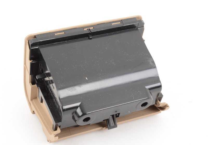 Cenicero trasero beige claro OEM 51168242739 para BMW Serie 3 E46. Original BMW.