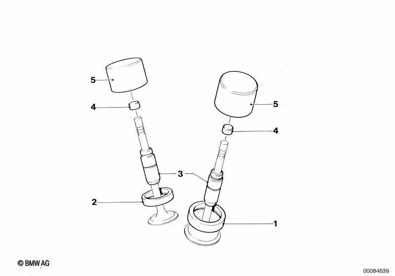 OEM-Ventilführung 11121304574 für BMW M1 E26, 3er E30 M3, 7er E23… und mehr. Original BMW.