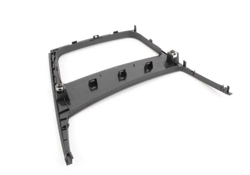 Tapa cenicero y compartimento en negro mate OEM 51168051990 para BMW E82. Original BMW.