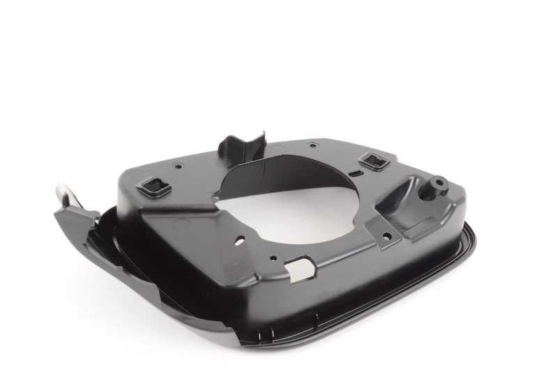 Soporte embellecedor negro izquierdo OEM 51167284123 para BMW F20, F21, F22, F23, F30, F31, F34, F32, F33, F36, E84, i3 (I01). Original BMW.