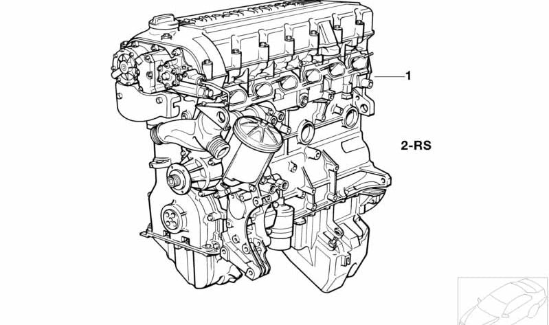 Kit componentes motor OEM 11009065090 para BMW E36 M3 (todos los modelos) y BMW Z3 M (todos los modelos). Repuesto original BMW.