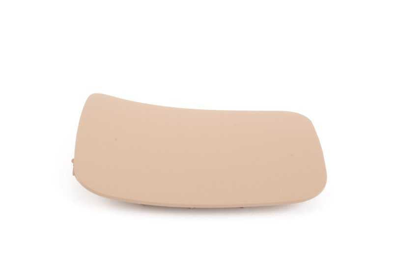 Cubierta lateral izquierda beige OEM 51438412363 para BMW E36 y Z3. Pieza original BMW.