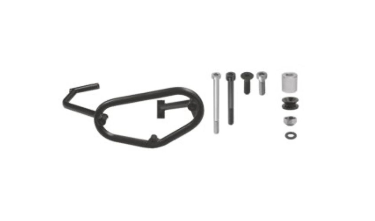 Soporte bolsa lateral izquierda OEM 77405A0ECF9 para BMW Motorrad G 310 GS (0G02, 0G31). Original BMW Motorrad.