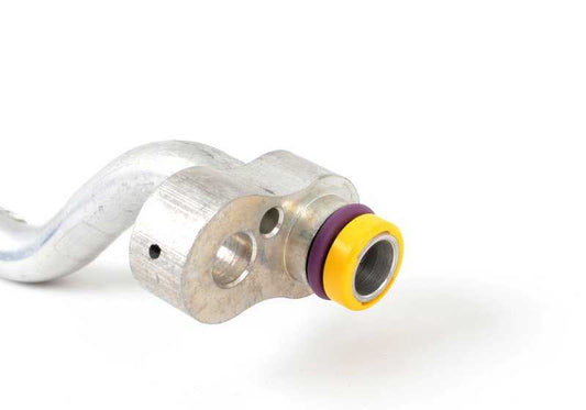 Tubo de presión A/C (compresor a condensador) OEM 64536928586 para BMW E90, E91, E92, E93 325d y 330d. Compatible con cambio manual y automático. Original BMW.