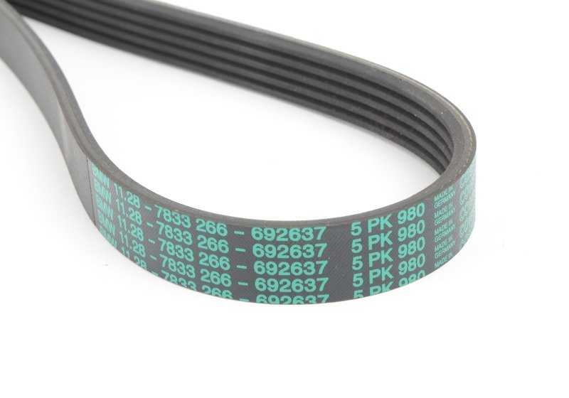 Correa poli-V OEM 11287833265 para BMW Z8 (E52). Original BMW.