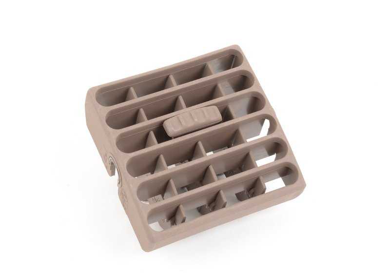 Rejilla de ventilación lateral derecha (acompañante) OEM 64228390512 para BMW E36 {316i CA11, CA12, CA21, CA22, CA38, CA48, BE11, BE12, BE21, BE22}. Original BMW.