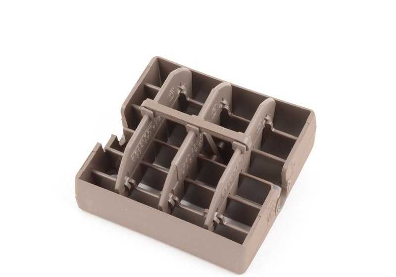 Rejilla de ventilación lateral derecha (acompañante) OEM 64228390512 para BMW E36 {316i CA11, CA12, CA21, CA22, CA38, CA48, BE11, BE12, BE21, BE22}. Original BMW.