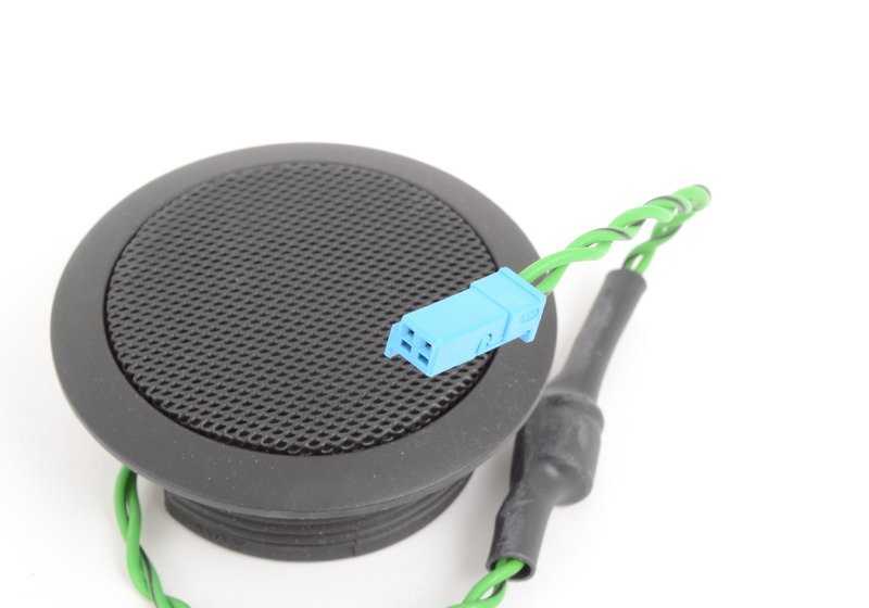 Akuter HiFi -Sprecher OEM 65136942461 für BMW E91, E92, E93. Originallautsprecher für das HiFi -Soundsystem. Verbessert den inneren Klang. Schwarze Farbe Original BMW.