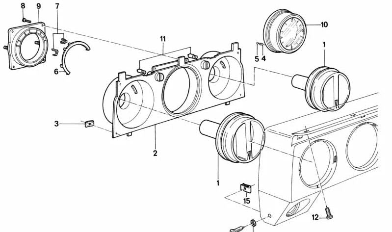 Concava Winder OEM 51451804974 für BMW E21, E30, E12, E28, E24, E23. Original BMW.