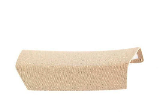 Embellecedor pilar B izquierdo beige OEM 51433427333 para BMW Z4 E86 (modelos 3.0si y M3.2, manual y automático). Original BMW.