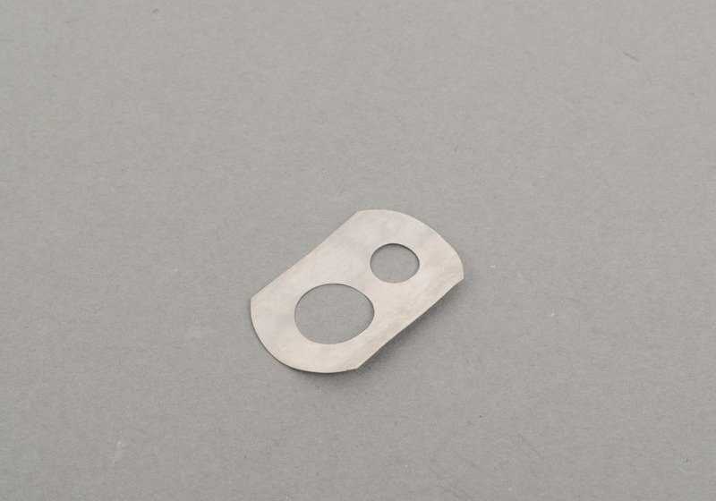 Chapa distanciadora 0,1 mm OEM 11411250521 para BMW E12, E28, E24, E23, 2500-3.3Li, 2.5CS-3.0CSL… y más. Original BMW.