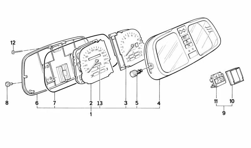 Tapa del cárter OEM 62111459920 para motos BMW K75, K100, K100 RS, K100 RT... y más. Original BMW Motorrad.
