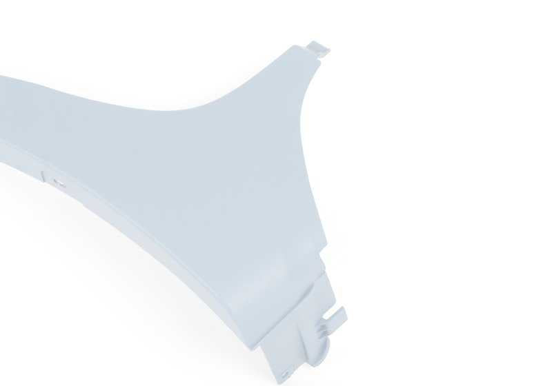 Embellecedor paso de rueda delantero izquierdo imprimado OEM 51773417079 para BMW X3 E83, E83N. Original BMW.