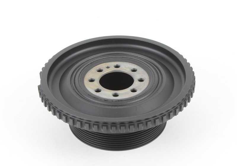 Amortiguador de vibraciones OEM 11231704342 para BMW E34, E32, E38, E31. Compatible con motores M60 en modelos 530i y 540i. Original BMW.