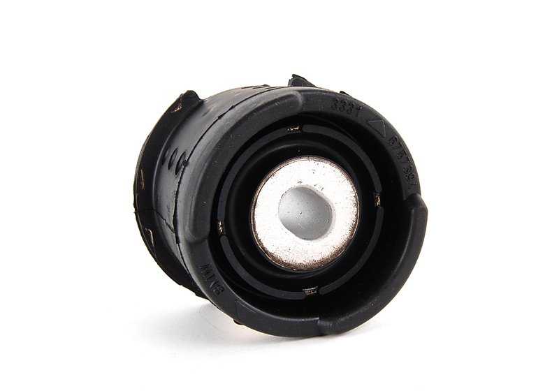 Cojinete de goma delantero derecho para BMW Serie 3 E46, X3 E83 (OEM 33316770784). Original BMW.