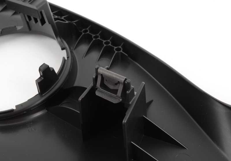 Embellecedor exterior derecho OEM 52102757640 para MINI R55, R56, R57, R58, R59, R61. Color negro carbono. Compatible con versiones Cooper. Original MINI.