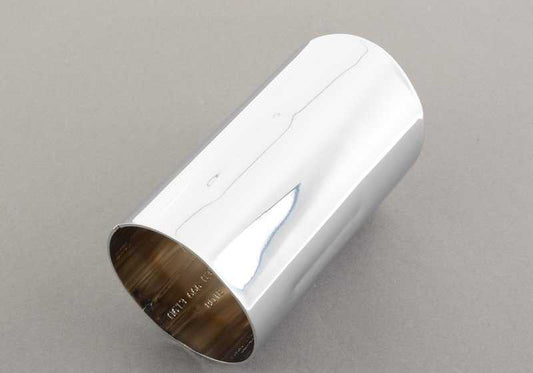 OEM 82120151088 chrome exhaust pipe embellisher for BMW Z4 E85. Original BMW.