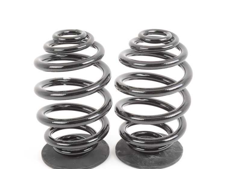 Juego de muelles de barril OEM 33539065357 para BMW E36. Compatible con todos los modelos E36 (3 puertas, 4 puertas, Touring, Cabrio, Compact). Original BMW.