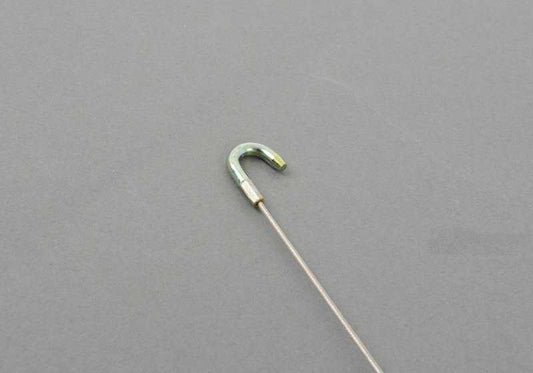 Cable tirador izquierdo OEM 51218117723 para BMW E34. Pieza del sistema de apertura de puerta delantera. Original BMW.