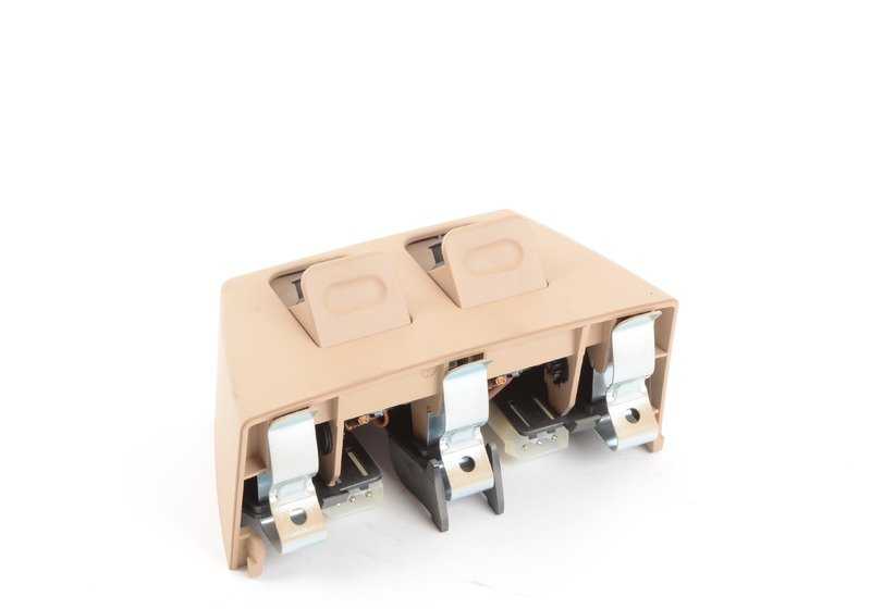 Módulo embellecedor beige OEM 51168269446 para BMW E46. Original BMW.