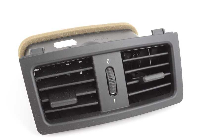 Rejilla de ventilación trasera OEM 64226911437 para BMW E60 y E61. Pieza original BMW.