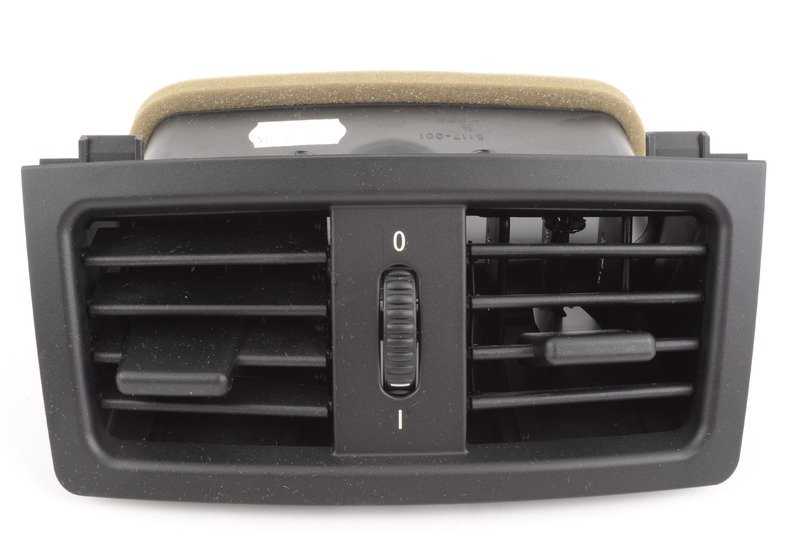 Rejilla de ventilación trasera OEM 64226911437 para BMW E60 y E61. Pieza original BMW.