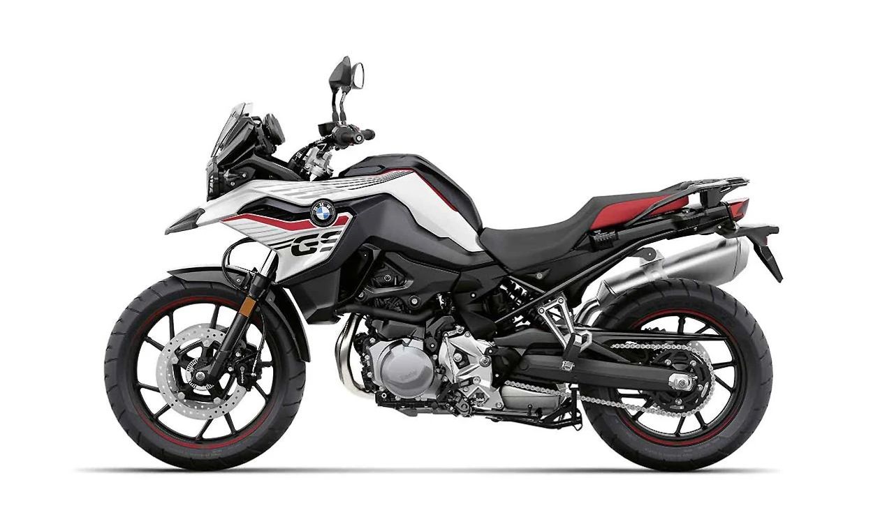 Juego de adhesivos decorativos Style 3 LINES OEM 77315A0AF41 para motos BMW F 750 GS, F 850 GS, F 800 GS, F 900 GS. Original BMW Motorrad.