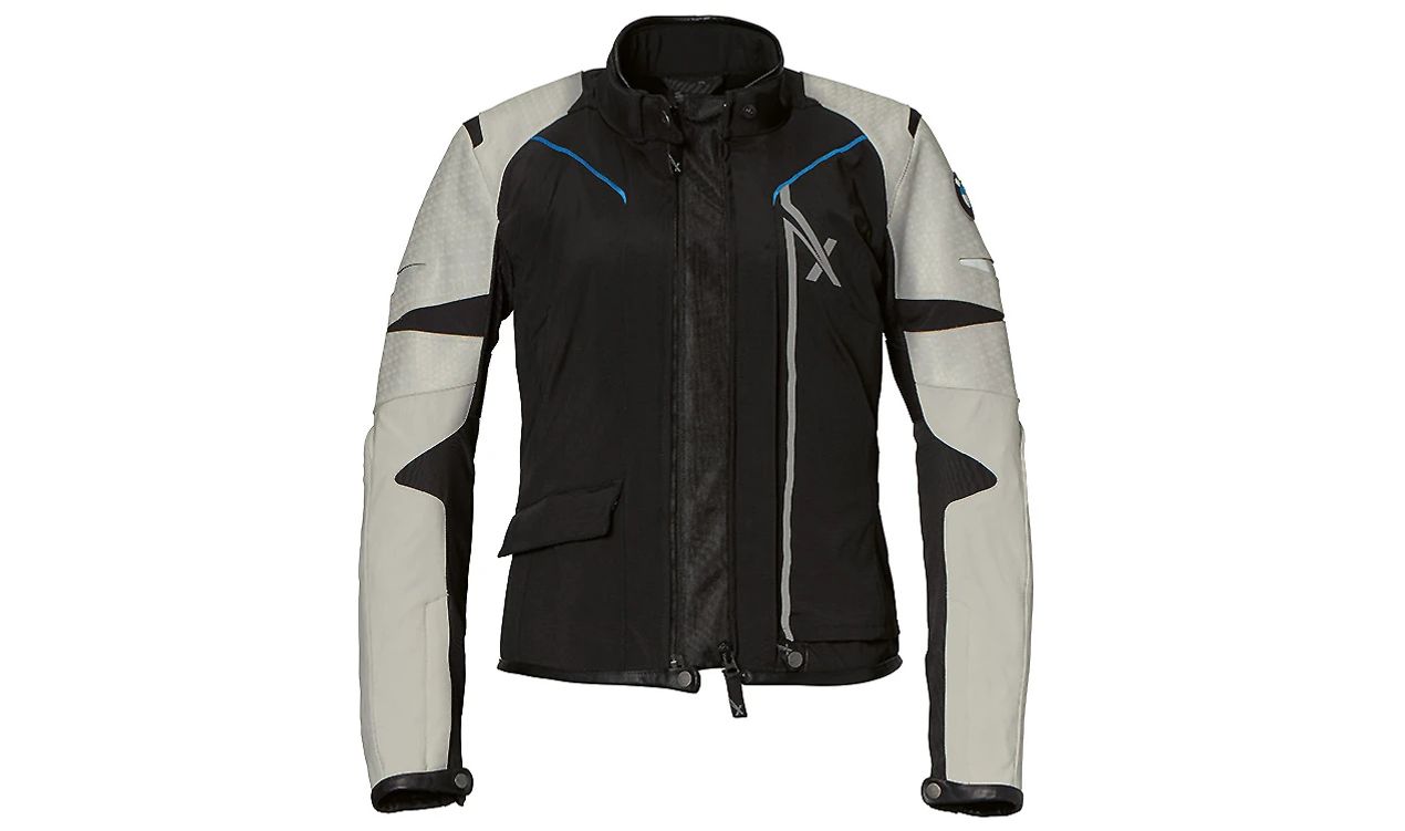 Chaqueta XRide GORE-TEX mujer negra/plata talla 46 OEM 76137913529 para BMW Motorrad. Original BMW Motorrad.