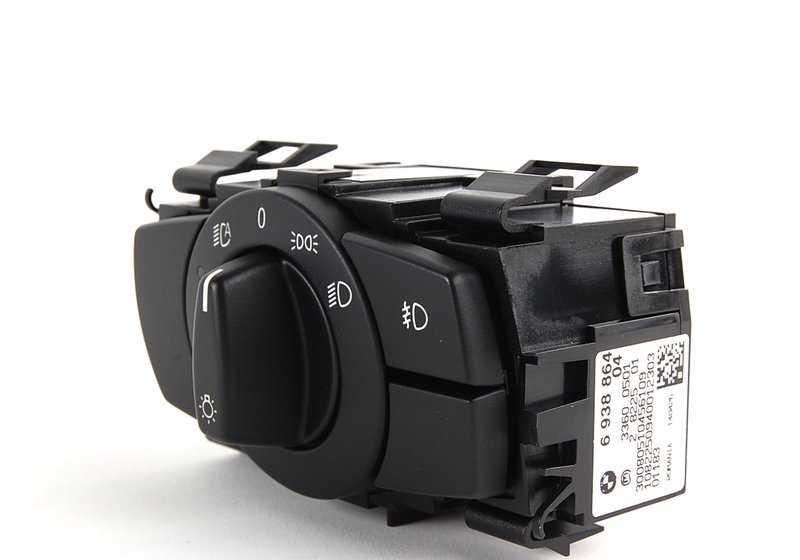 Interruptor de luces OEM 61316938864 para BMW E82, E88, E90, E91, E92, E93, E84. Original BMW.
