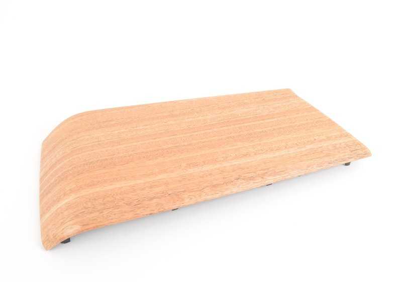 Embellecedor salpicadero madera eucalipto OEM 51459332448 para BMW i3 I01 e I01N. Original BMW.