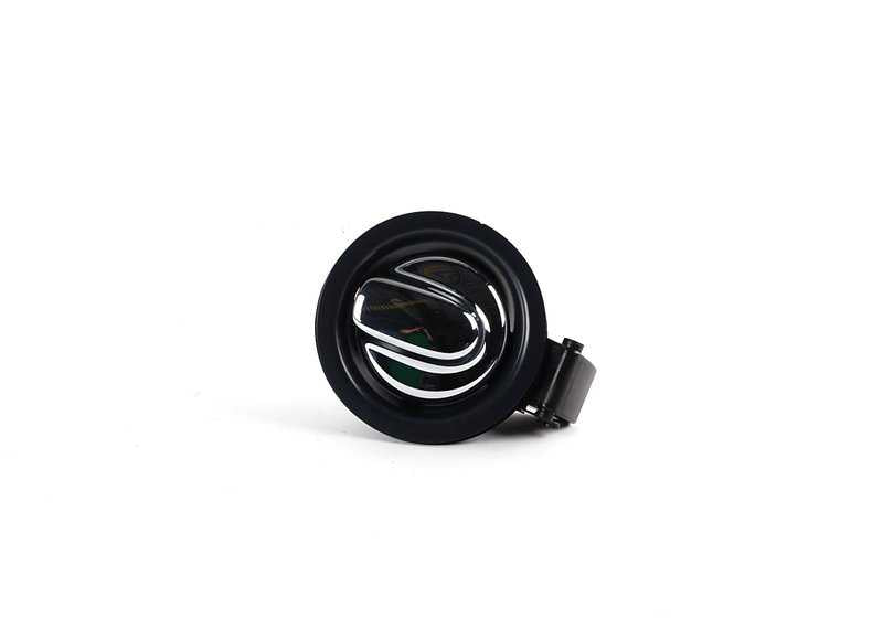 Tapa de gasolina cromada OEM 51170419864 para MINI R55 Cooper. Sustituye la tapa del depósito por una versión en cromo. Compatible con R55 Cooper (2007–2014). Original MINI.