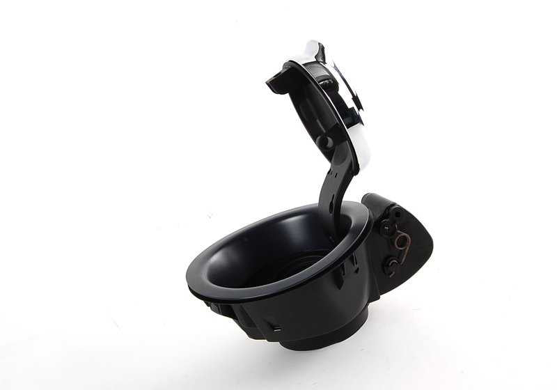 Tapa de gasolina cromada OEM 51170419864 para MINI R55 Cooper. Sustituye la tapa del depósito por una versión en cromo. Compatible con R55 Cooper (2007–2014). Original MINI.