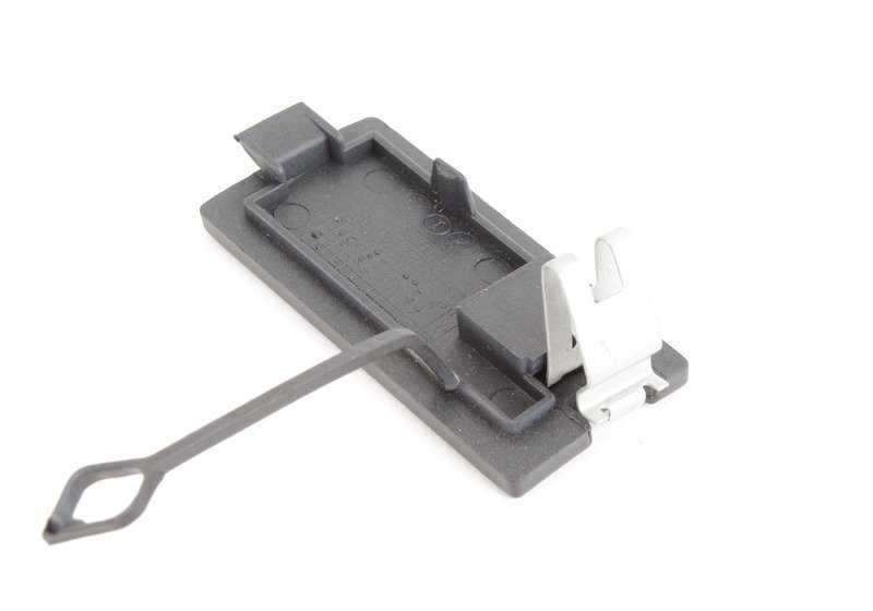 Tapa gancho remolque imprimada OEM 51122493939 para BMW E46 {316i AL11, AL12, AL21, AL22, AL51, AN72, AN82, AY11, AY31, AY32}. Original BMW.