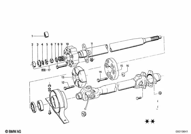 Disco de articulación para BMW (OEM 26111100863). Original BMW.