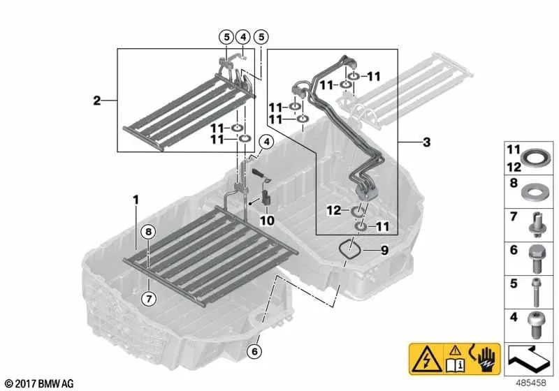 OEM-Temperatursensor 61278647873 für BMW 3er (F30, G20), 5er (G30), 7er (G11, G12), X3 (G01)... und mehr. Original BMW.