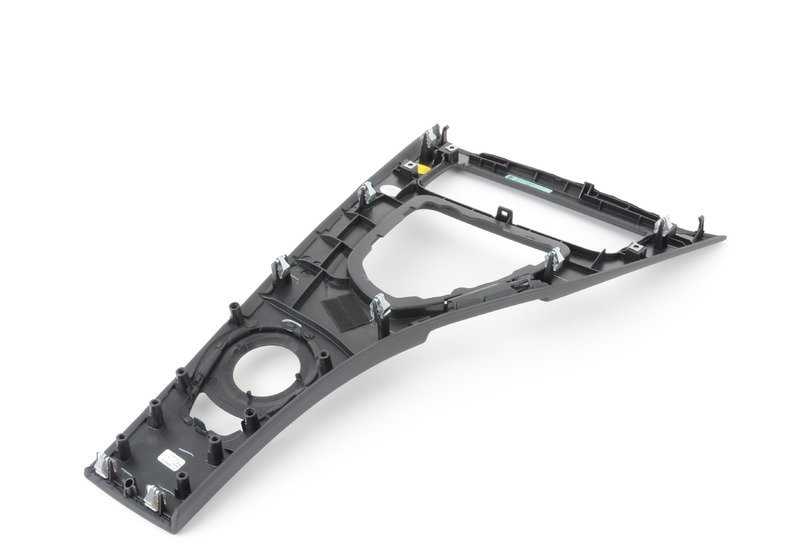 Console centrale de l'embelliage avant 51167898850 pour BMW E90 M3, E92 M3. Compatible uniquement avec les versions avec un changement manuel et une traction arrière. BMW d'origine.