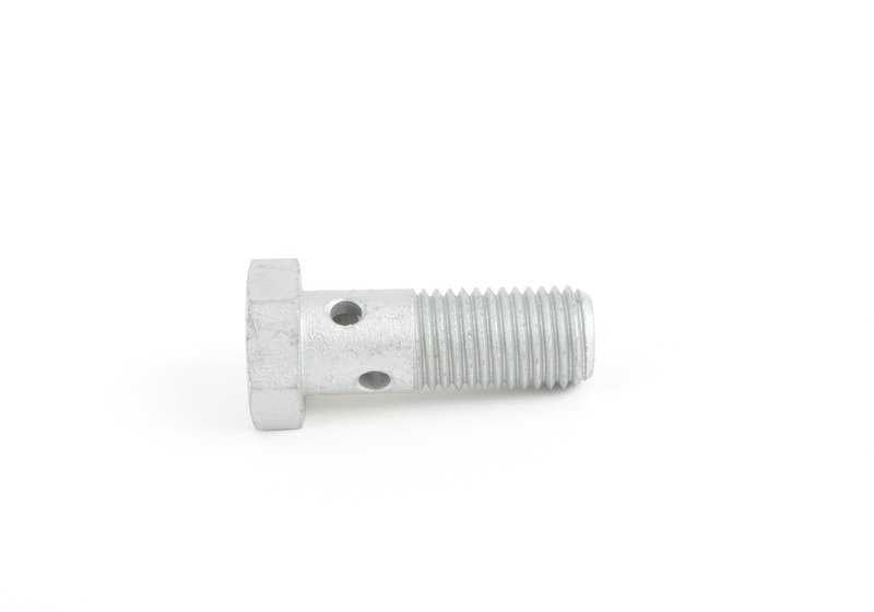 Tornillo hueco OEM 11151438305 para BMW E53 X5 4.4i, 4.6is y E52 Z8. Componente de ventilación del motor. Original BMW.
