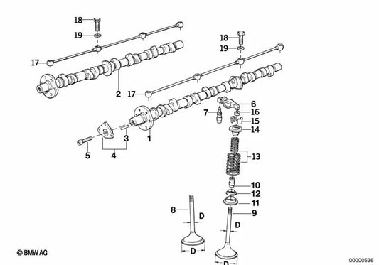 Pires OEM 11341718468 para BMW Série 7 E32, Série 8 E31. BMW genuíno.