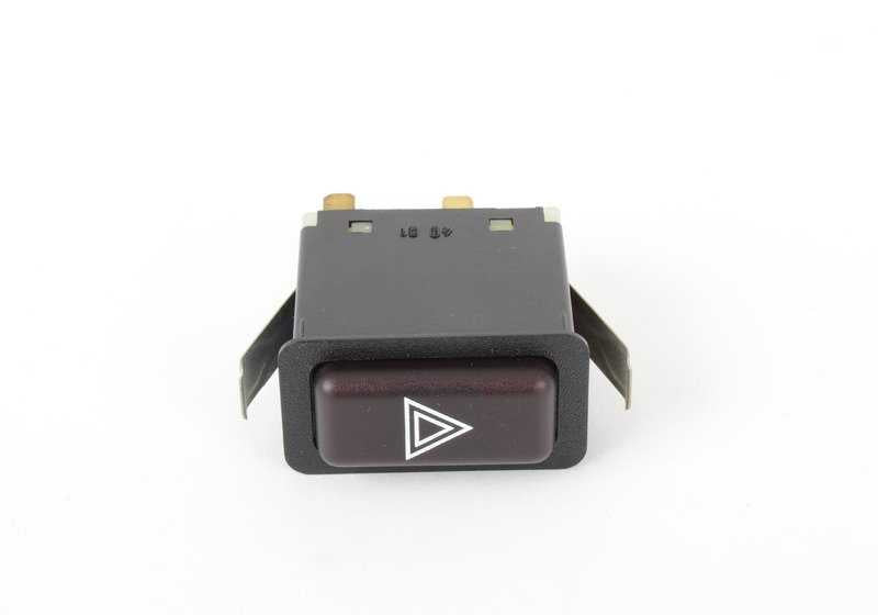 Interruptor de luces de emergencia OEM 61311366453 para BMW E24 (628CSi, 633CSi) y BMW E23 (733i). Original BMW.