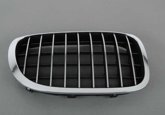 Rejilla decorativa delantera derecha OEM 51137203198 para BMW F01, F02, F04. Original BMW.