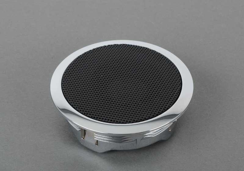 Altavoz de medios cromado OEM 65132268908 para BMW E36. Original BMW.