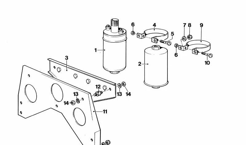 Silentblock de goma OEM 16121177891 para BMW E21, E12, E24, E23. Original BMW.