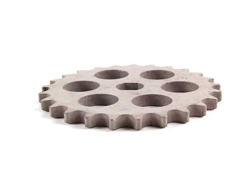 Piñón de cadena OEM 11411733962 para BMW E34, E39, E32, E38, E31, E53, E52. Original BMW.